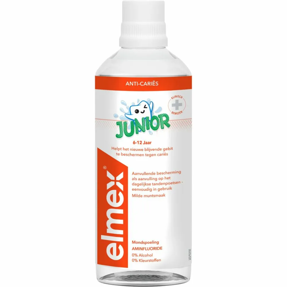 6x Elmex Mondspoeling Junior (5-12 Jaar) 400 ml