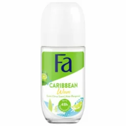 6x Fa Deodorant Roller Caribbean Lemon 50 ml