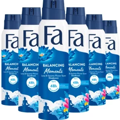 6x Fa Deodorant Spray Balancing Moments 150 ml