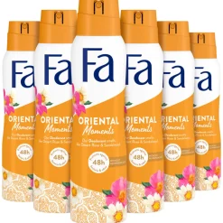 6x Fa Deodorant Spray Oriental Moments 150 ml