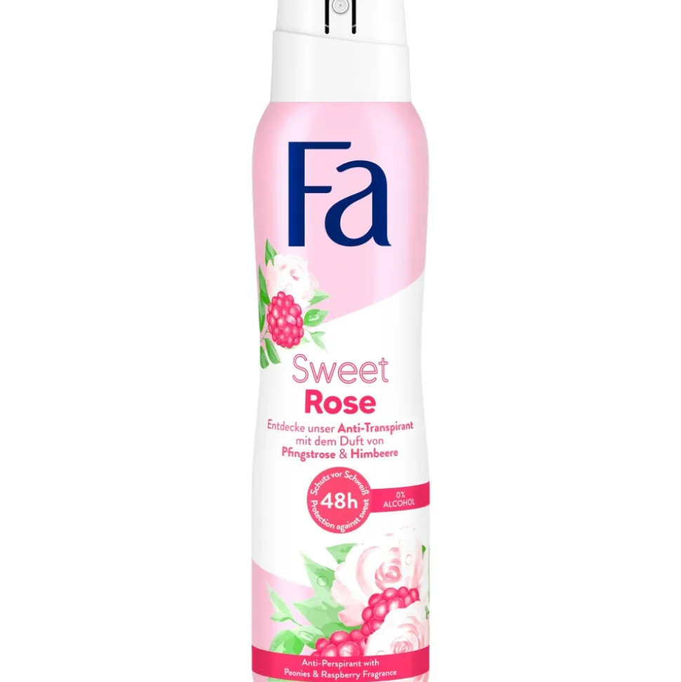 6x Fa Deodorant Sweet Rose 150 ml