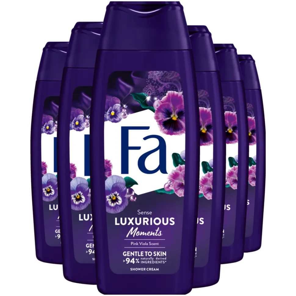 6x Fa Douchecrème Luxurious Moments 250 ml