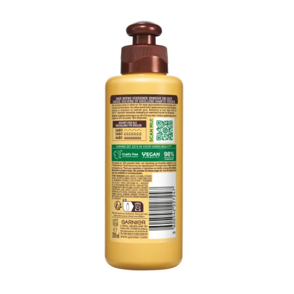 6x Garnier Loving Blends Avocado Olie en Shea Boter Leave-in Crème 200 ml