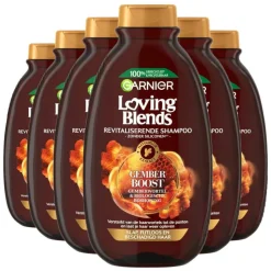 6x Garnier Loving Blends Gember Boost Shampoo 300 ml