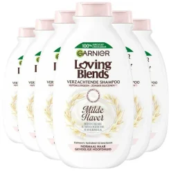 6x Garnier Loving Blends Milde Haver Shampoo 300 ml