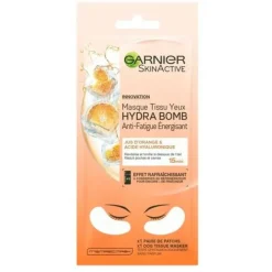 5x Garnier SkinActive Tissue Oogmasker Hydra Bomb Orange