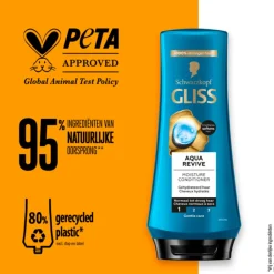 6x Gliss Aqua Revive Conditioner 200 ml