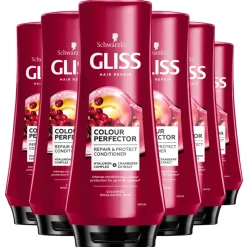 6x Gliss Conditioner Color Protect & Shine 200 ml