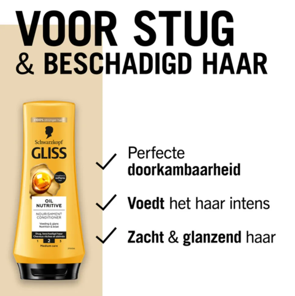 6x Gliss Conditioner Oil Nutritive 200 ml