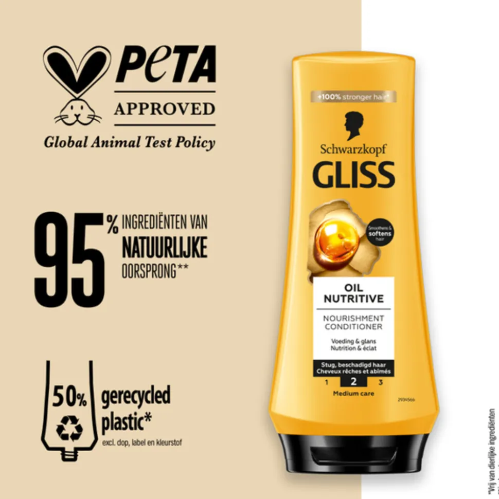 6x Gliss Conditioner Oil Nutritive 200 ml