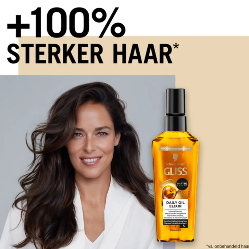 6x Gliss Every Day Oil Elixir 75 ml