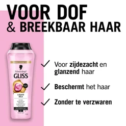 6x Gliss Shampoo Liquid Silk 250 ml