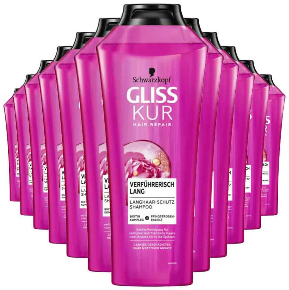 12x Gliss Shampoo Long&Sublime 400 ml