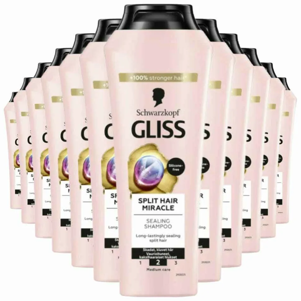 12x Gliss Shampoo Split Hair Miracle 400 ml