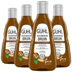 4x Guhl Shampoo Fascinerend Bruin 250 ml