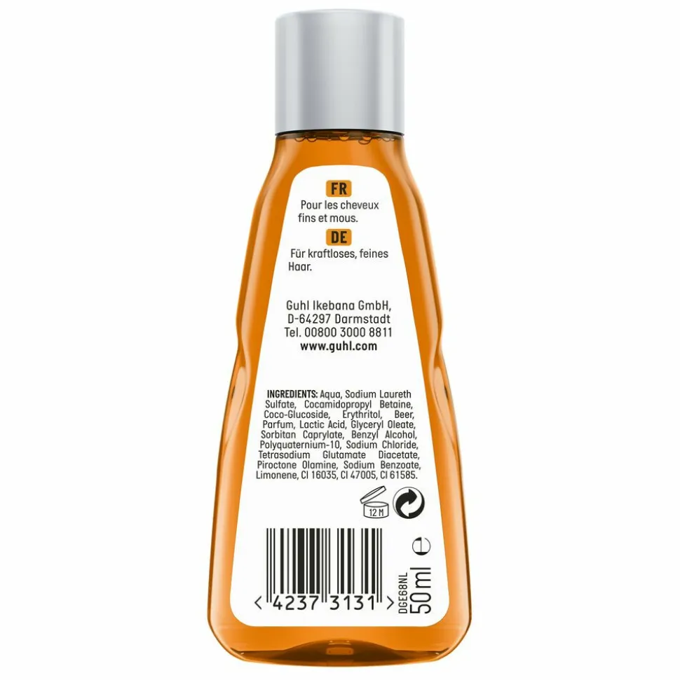 4x Guhl Shampoo Mini Intensieve Stevigheid 50 ml