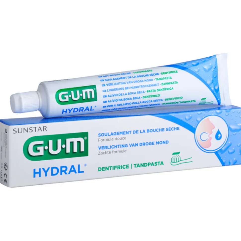 4x GUM Hydral Tandpasta 75 ml