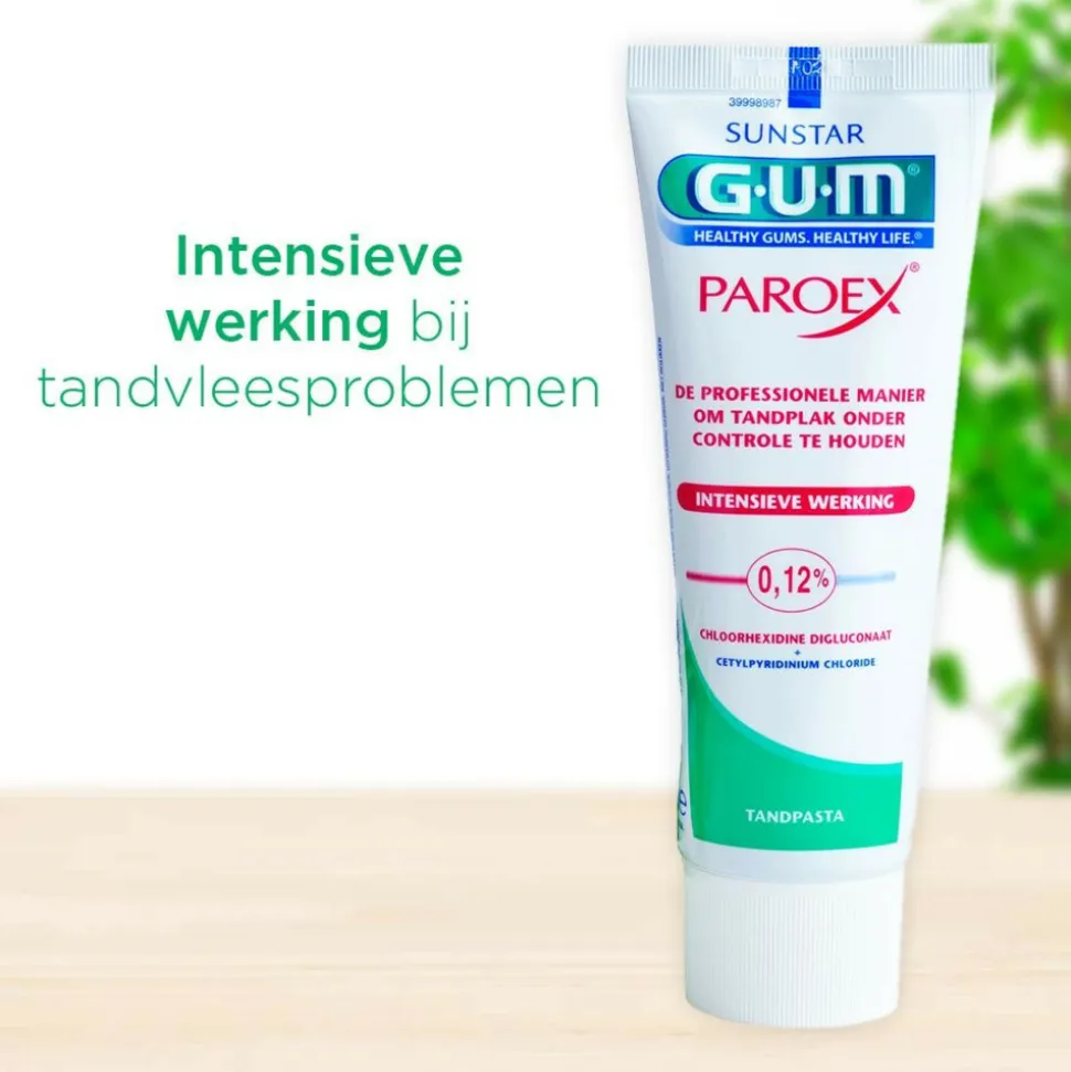4x GUM Tandpasta Paroex 75 ml