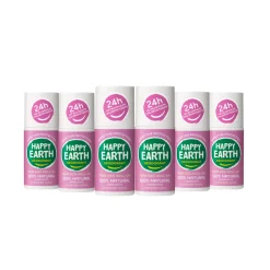 6x Happy Earth 100% Natuurlijke Deodorant Roller Lavender Ylang 75 ml