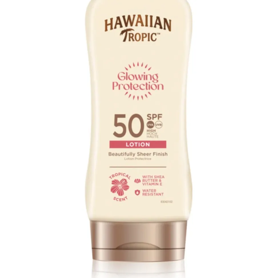 6x Hawaiian Tropic Zonnebrand Lotion Glowing Protection SPF 50 180 ml