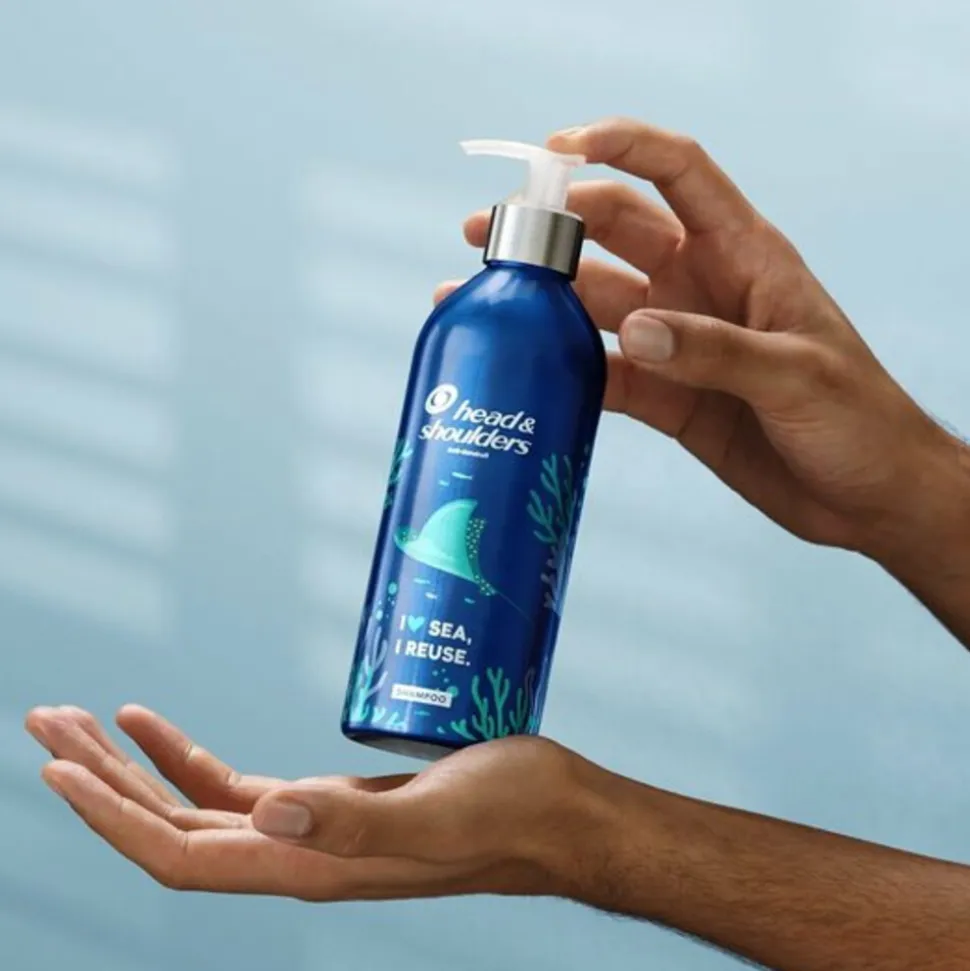 5x Head & Shoulders Classic Clean I Love Sea, I Reuse Navulbare Shampoo 430 ml