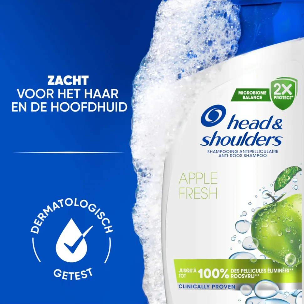 6x Head & Shoulders Shampoo Apple Fresh 300 ml