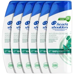 6x Head & Shoulders Shampoo Jeukende Hoofdhuid 300 ml