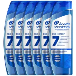 6x Head & Shoulders Shampoo Pro-Expert 7 Hardnekkige Roos 250 ml