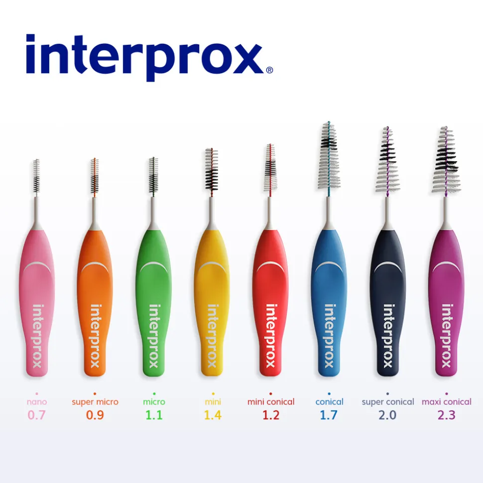 3x Interprox Ragers Nano Roze PHD 0.7 6 stuks