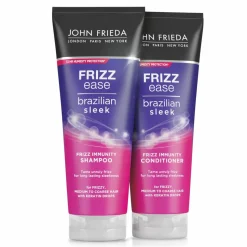4x John Frieda Frizz Ease Brazilian Sleek Shampoo 250 ml