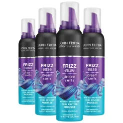 4x John Frieda Frizz-Ease Dream Curls Reviver Mousse 200 ml