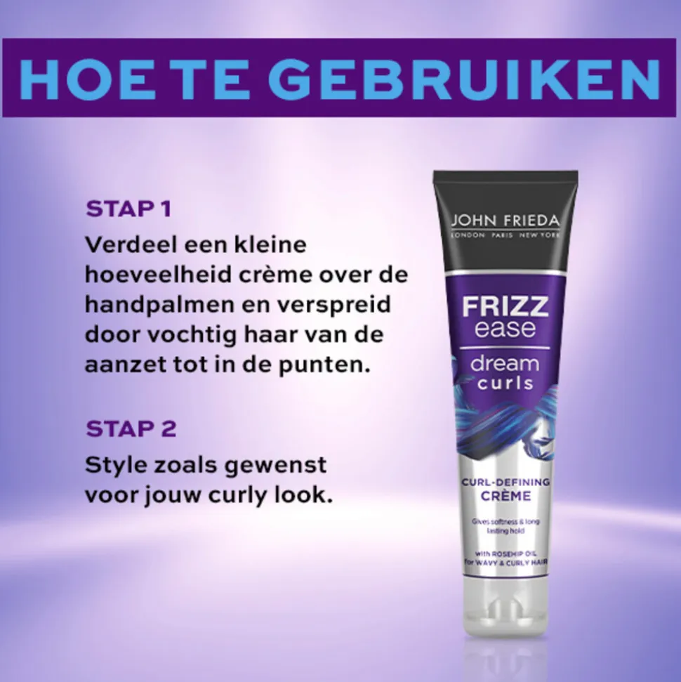 4x John Frieda Frizz Ease Dream Curls Curl Defining Crème 150 ml