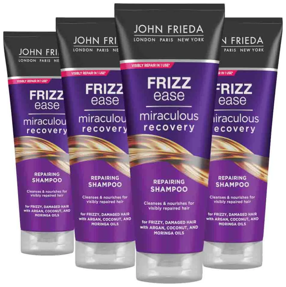 4x John Frieda Frizz Ease Miraculous Recovery Shampoo 250 ml
