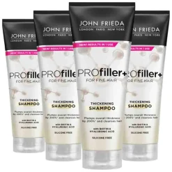 4x John Frieda PROfiller+ Thickening Shampoo 250 ml