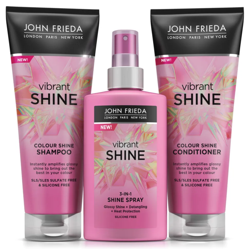 4x John Frieda Vibrant Shine Colour Shampoo 250 ml