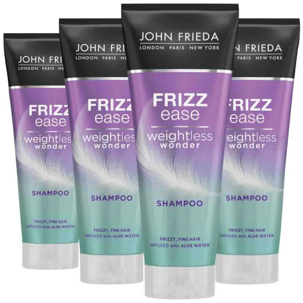 4x John Frieda Weightless Wonder Shampoo 250 ml