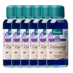 6x Kneipp Badolie Relaxing Lavendel 100 ml