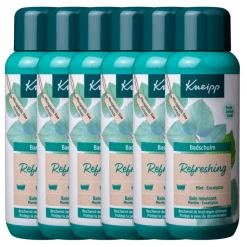 6x Kneipp Badschuim Refreshing Mint Eucalyptus 400 ml