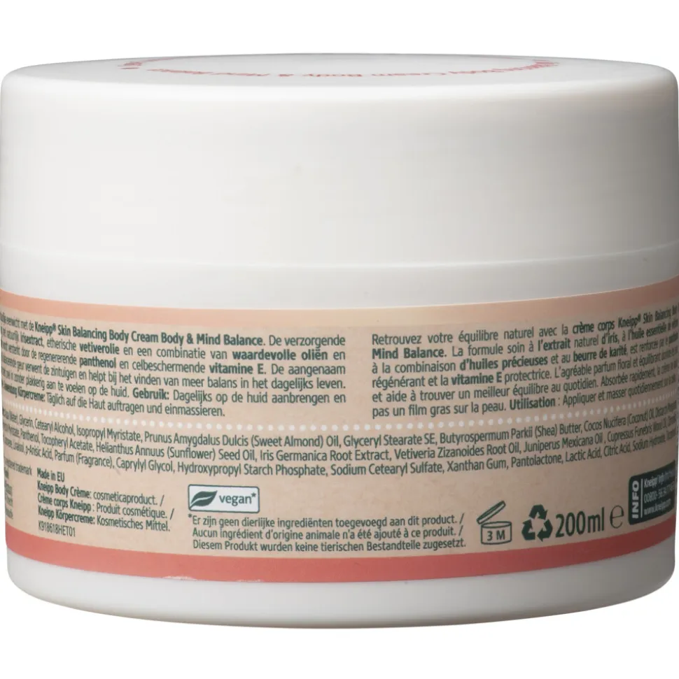 6x Kneipp Bodycrème Body & Mind Balance 200 ml
