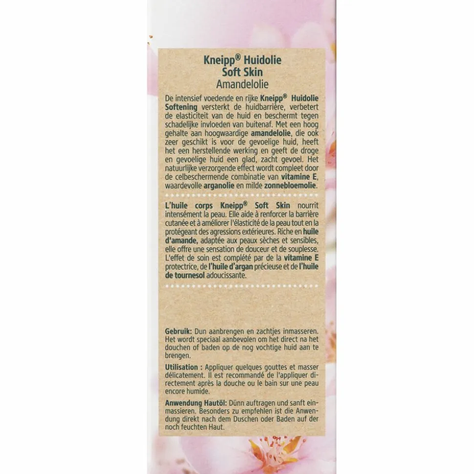 3x Kneipp Body Oil Softening Amandelbloesem 100 ml