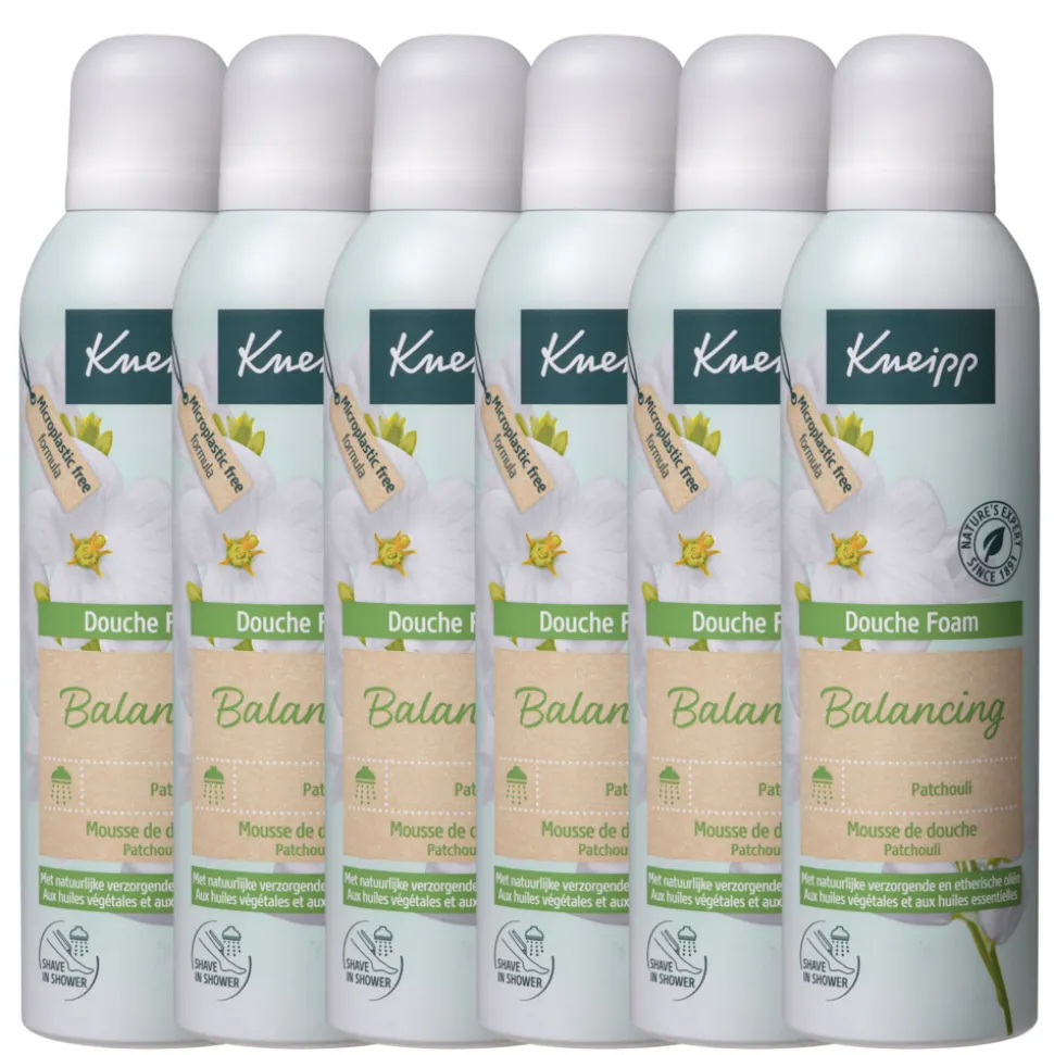 6x Kneipp Douche Foam Balancing 200 ml