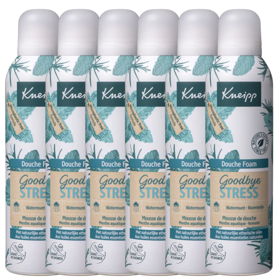 6x Kneipp Douche Foam Goodbye Stress 200 ml