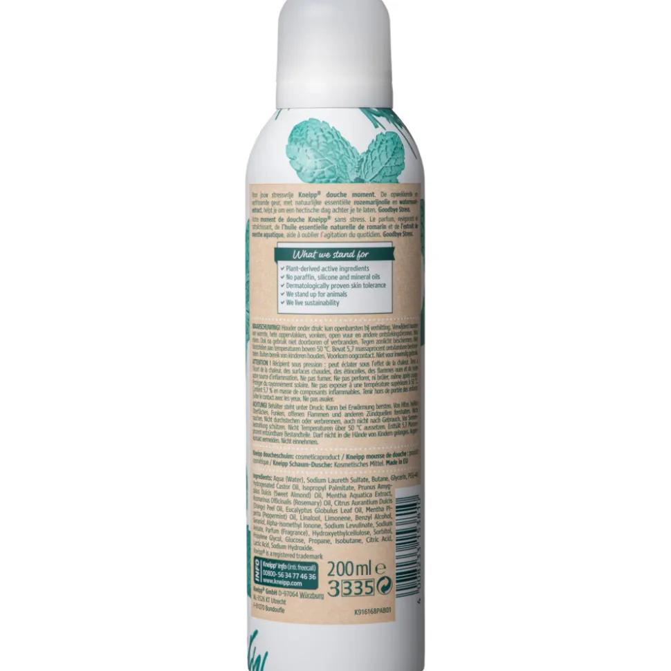 6x Kneipp Douche Foam Goodbye Stress 200 ml