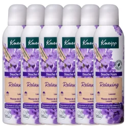 6x Kneipp Douche Foam Relaxing 200 ml