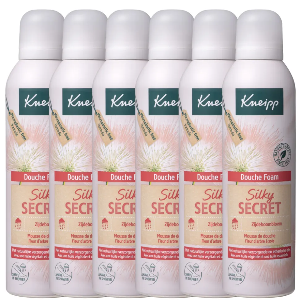 6x Kneipp Douche Foam Silky Secret 200 ml