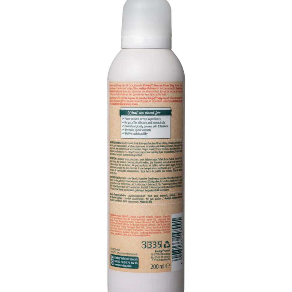 6x Kneipp Douche Foam Silky Secret 200 ml