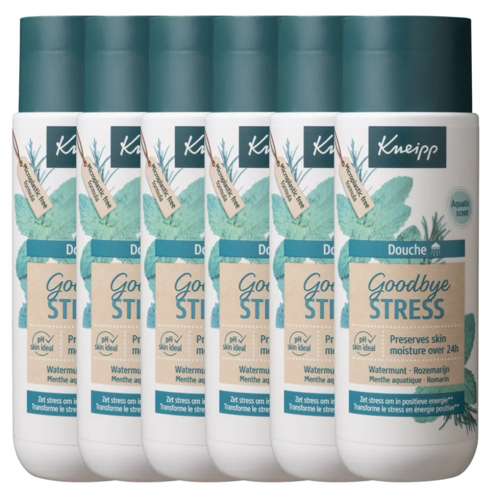 6x Kneipp Douche Goodbye Stress 200 ml