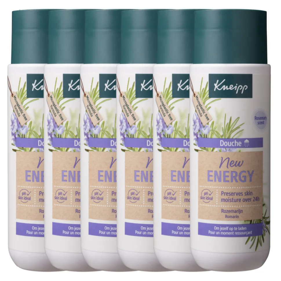 6x Kneipp Douche New Energy 200 ml