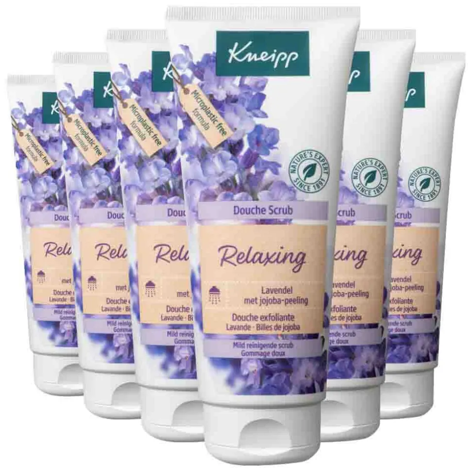 6x Kneipp Douche Scrub Relaxing 200 ml