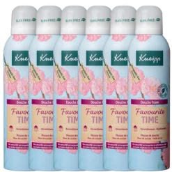6x Kneipp Favourite Time Douche Foam Cherry Blossom 200 ml